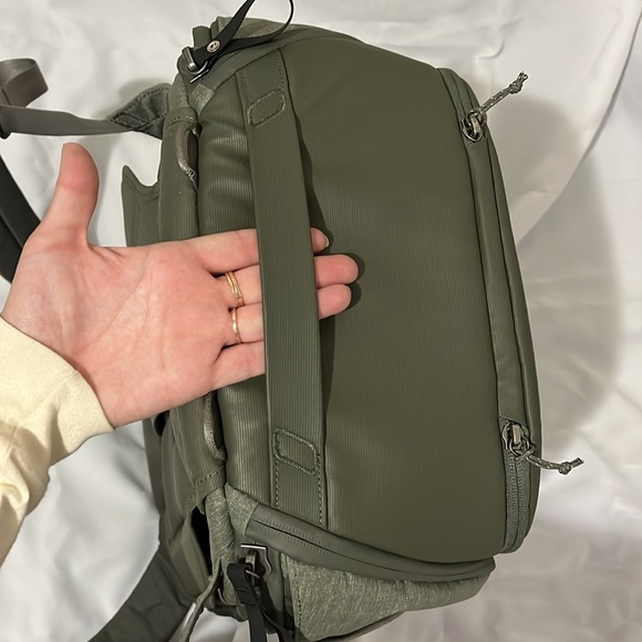 Peak design 45L travel backpack. Sage green. Used/Like new condition. - Picture 8 of 16